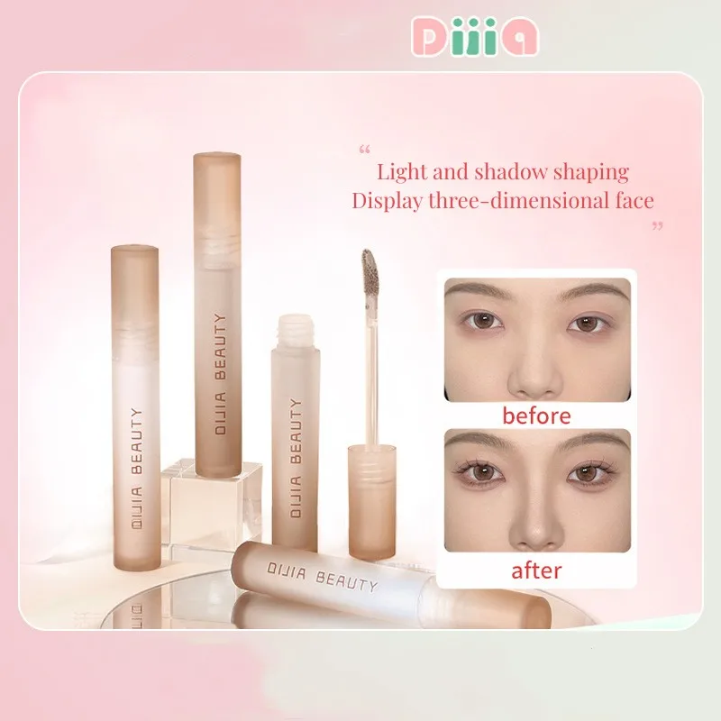 

DIJIA Liquid Face Repair Liquid Stick Matte High Gloss Cream Facial Brightening Integrated Disc Nose Shadow Three In One Shadow