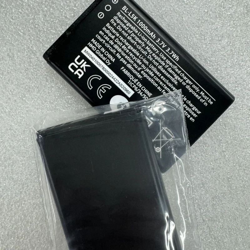 Фото Литий-ионный аккумулятор 3.7V 1000mAh BL-L5K для мобильного телефона Nokia 105+/Plus (2022) TA-1428/1447/1456 №5