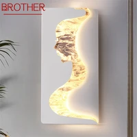 brother modern luxury wall lamp creative design sconce light led decorative bedroom living room fixtures