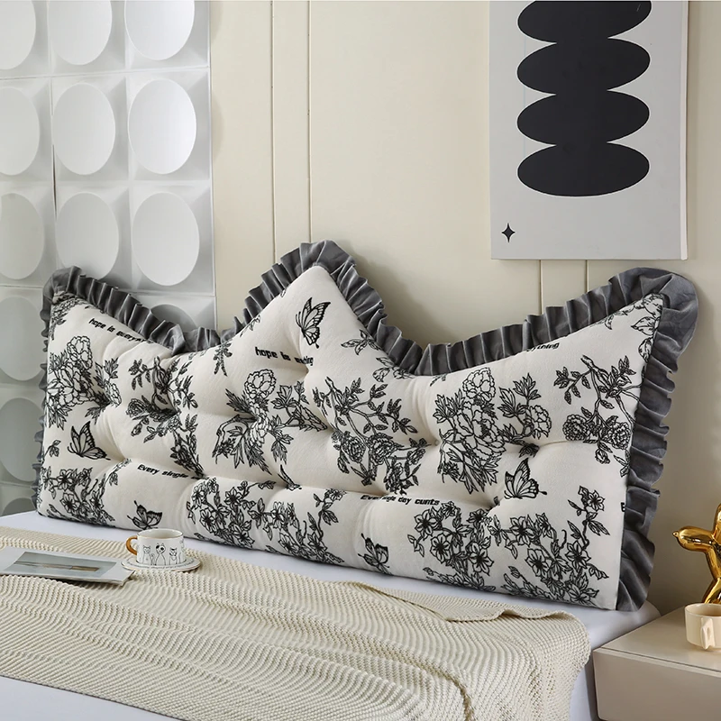 2025 Bed Headboard Pillow Rectangular Tatami Bedside Cushion Sleeping Neck Body Large Backrest Support Bolster Room Decor
