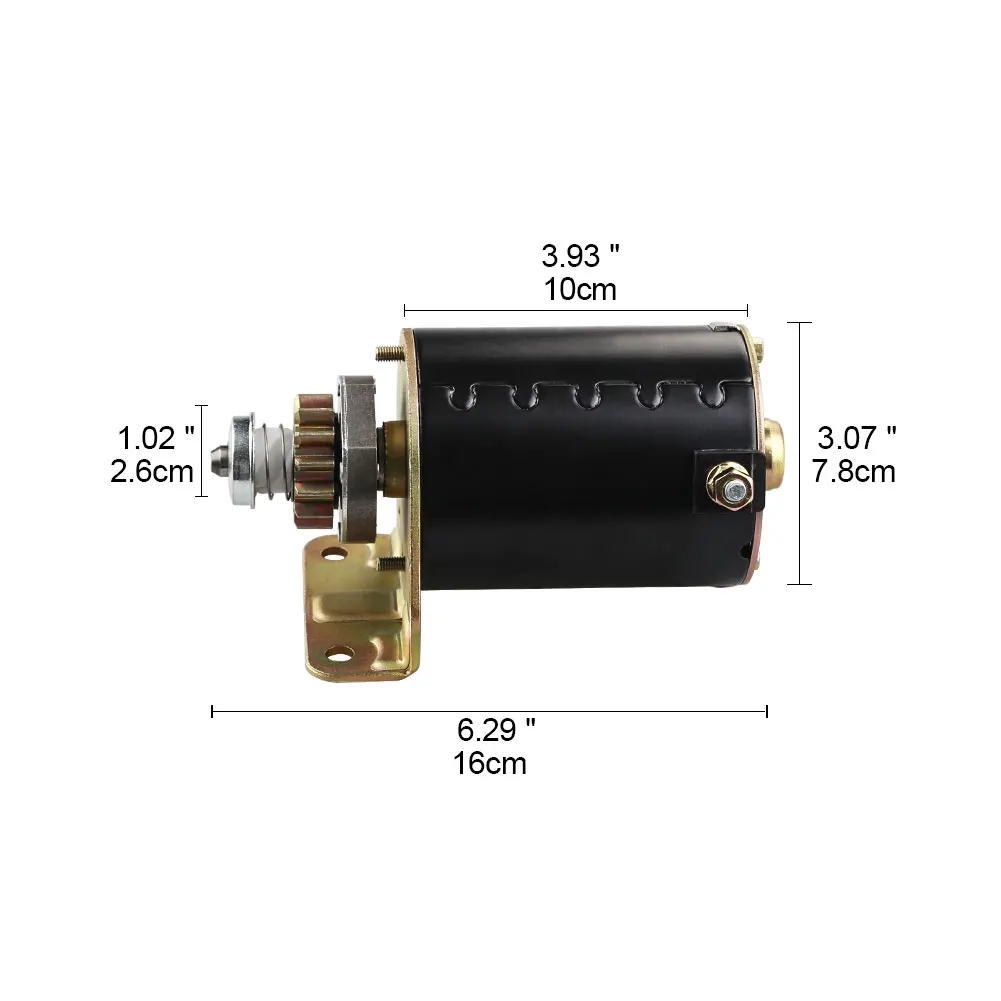 14 зубьев стартера двигателя 12 В для Briggs и Stratton 18 5 17 16 HP John Deere La105 L107 La115 Se501860 693551