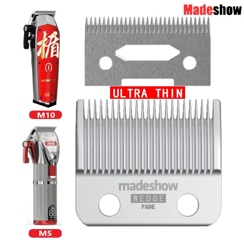 Madeshow M5(F) M10 Wedge Fade Blades Stainless Steel Hair Cl