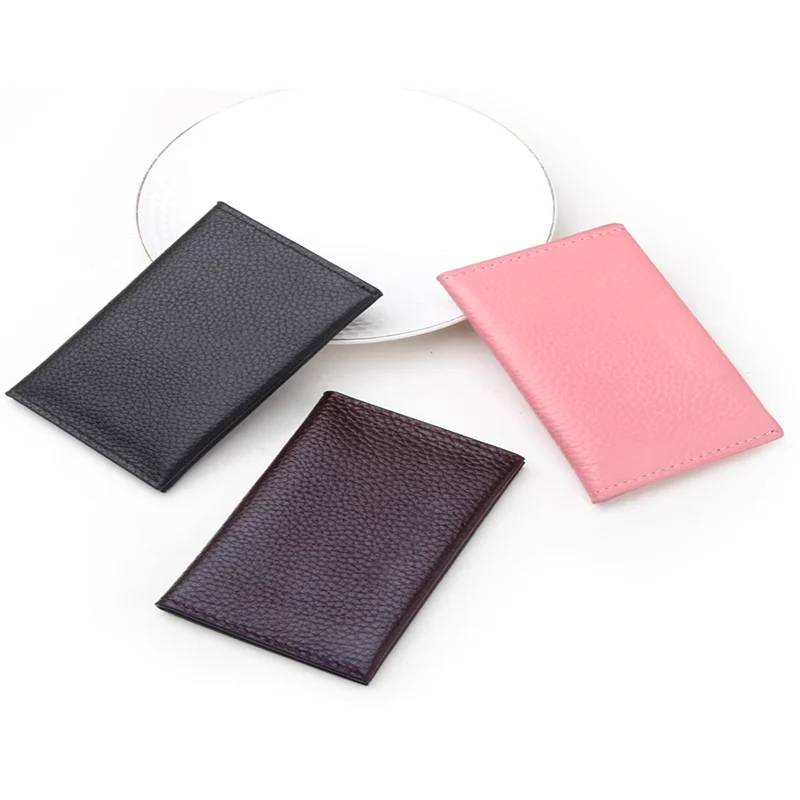 2023 New Ultra-thin Compact Card Box Women's Exquisite High-end Card Bag Cow Pickup Clip Men's Leather Thin Card Clip