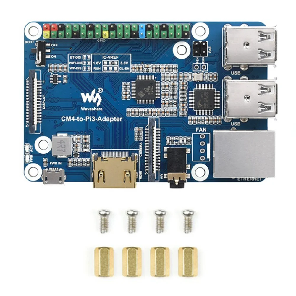 

Плата расширения Waveshare для Raspberry Pi CM4-3B