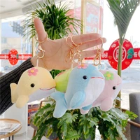 12cm dophin cute plush keychain 5 colors stuffed animals toys for children restless kawaii plushie room decor toys for girls
