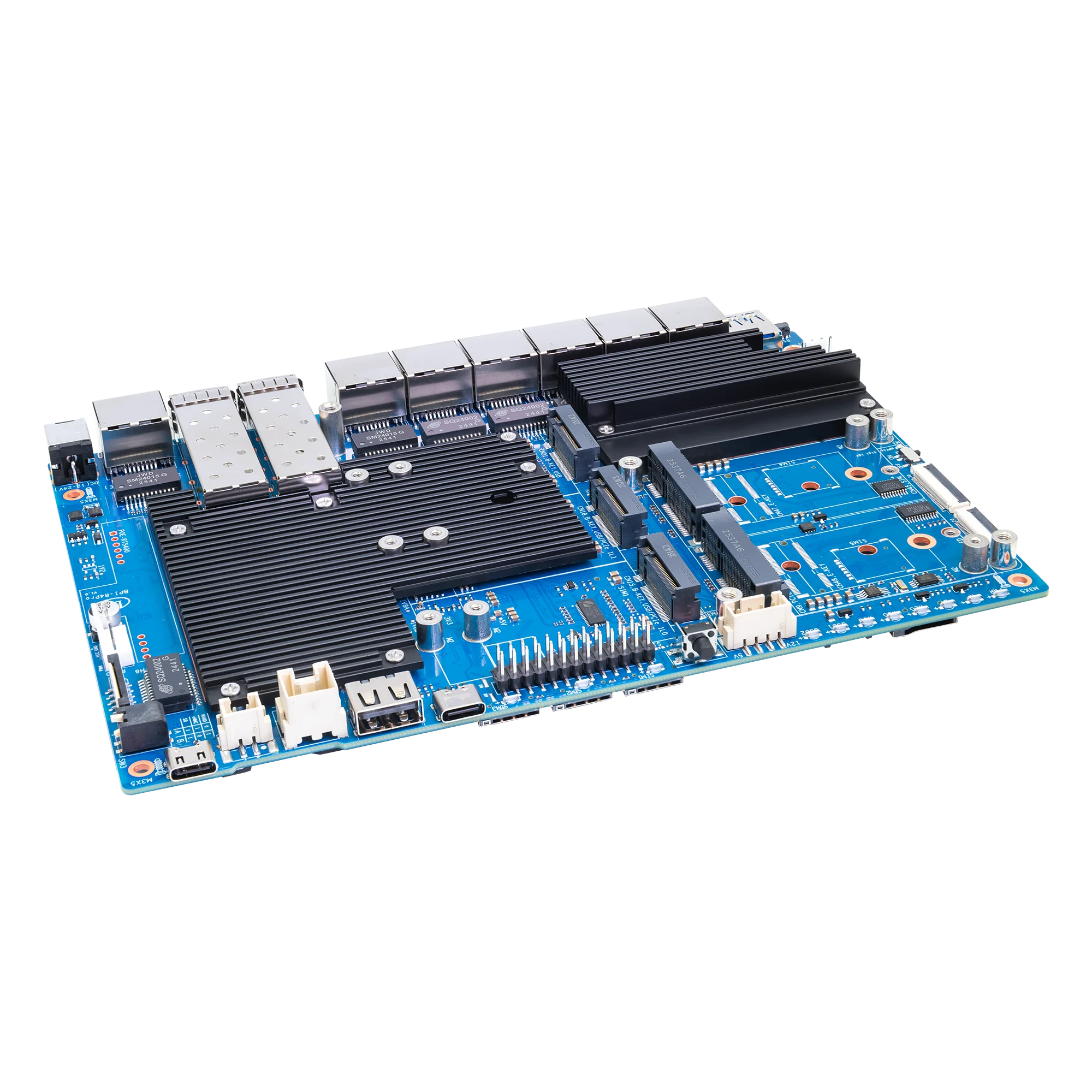 Фото Banana Pi MediaTek MT7988A BPI-R4 PRO(8X) 8 ГБ DDR4 8 ГБ eMMC для интернет-роутеров, сетевых и коммуникационных приложений №3