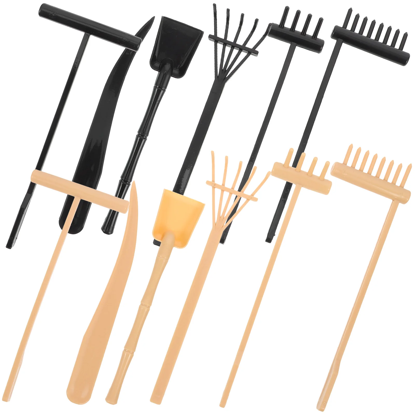 Дзен песочный стол грабли садовые инструменты лотки пластиковые поделки