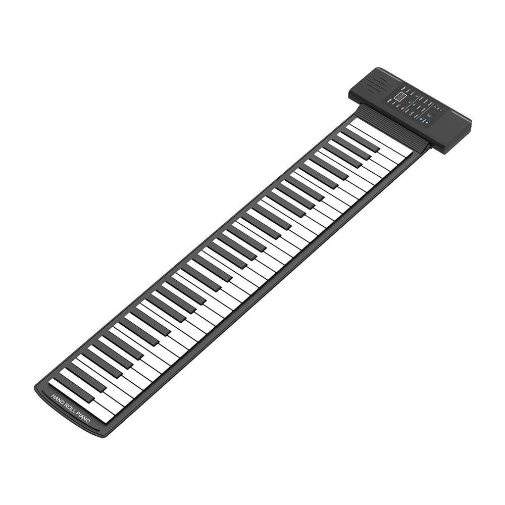 Силиконовое свернутое фортепиано для детей музыкальные инструменты складной