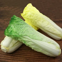1pc artificial vegetable yellow cabbage leaves simulation greens foods vegetables family party kitchen decoration model props