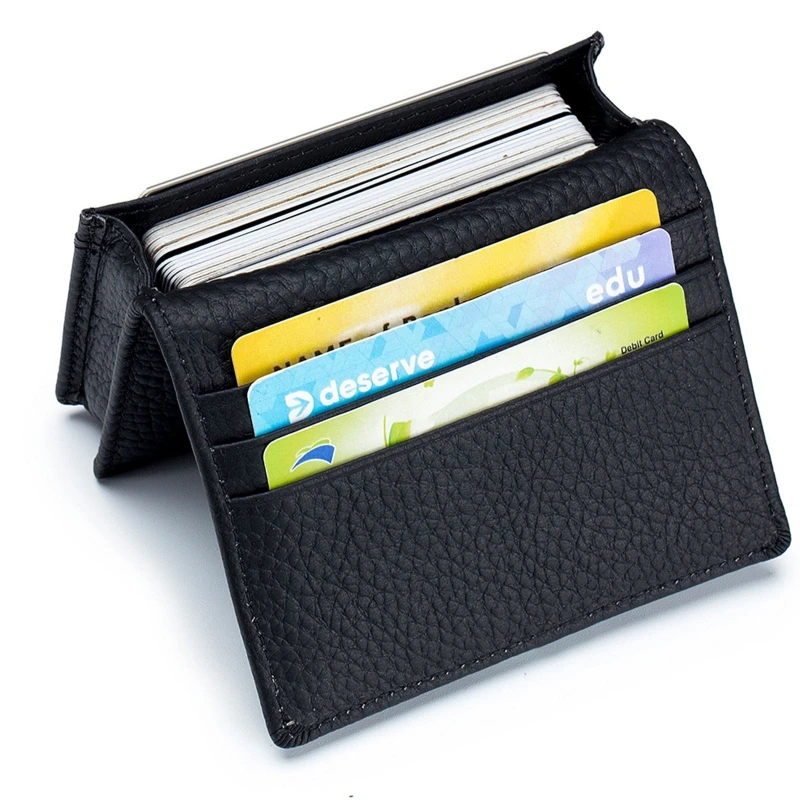 

Women's Short Wallet Bifold Business Credit Card for CASE Coin Purse Leather Change Pocket Card Holder Travel Casual Use
