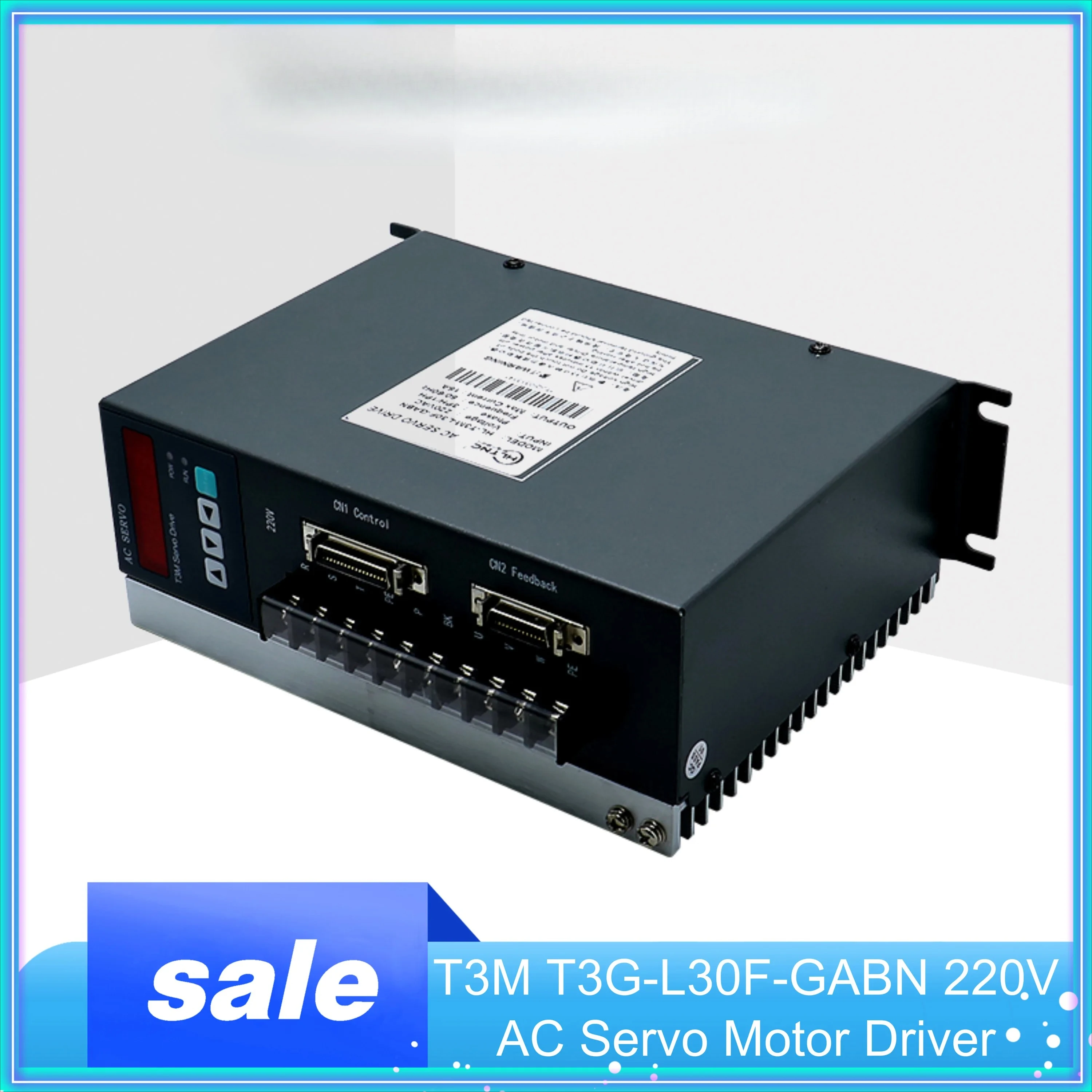 Фото Новый серводрайвер T3G-L30F T3M-L30F-GABN 220В 50/60Гц AC 3PH/1PH с выходом 15А для ЧПУ-фрезеров и токарных станков 110 130 №1
