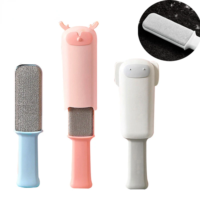 

Hair Remover Brush For Dog Double-Side Dog Combs Cat Dog Brush Fur Home Sofa Clothes Cleaning Lint Brush Self Cleaning Base