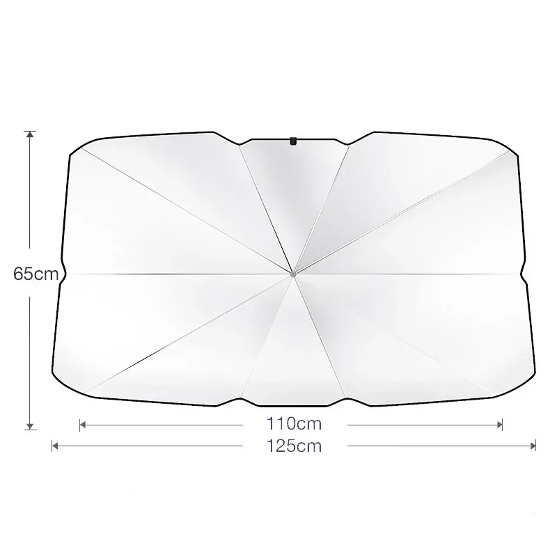 

Модернизированный зонт от солнца на лобовое стекло автомобиля 2024, складной автомобильный солнцезащитный козырек на переднее окно для защиты от УФ-лучей и солнца от солнца