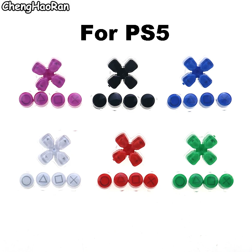 

ChengHaoRan 1 set For PS5 Direction Function Key Buttons for PS5 Controller Button Cross Jelly button