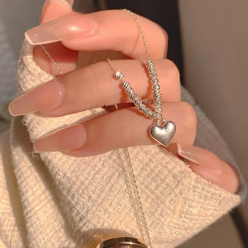 Простое высококачественное ожерелье с подвеской Любовь для женщин весна и лето