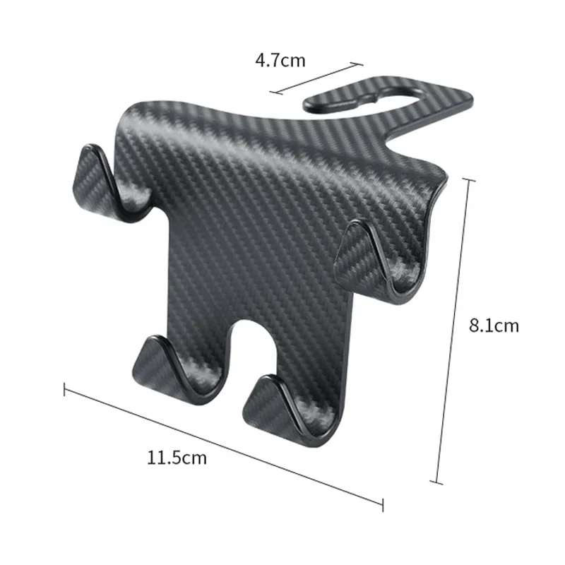 Крючок на подголовник сиденья автомобиля из углеродного волокна 2023 для BYD ATTO 3 Yuan