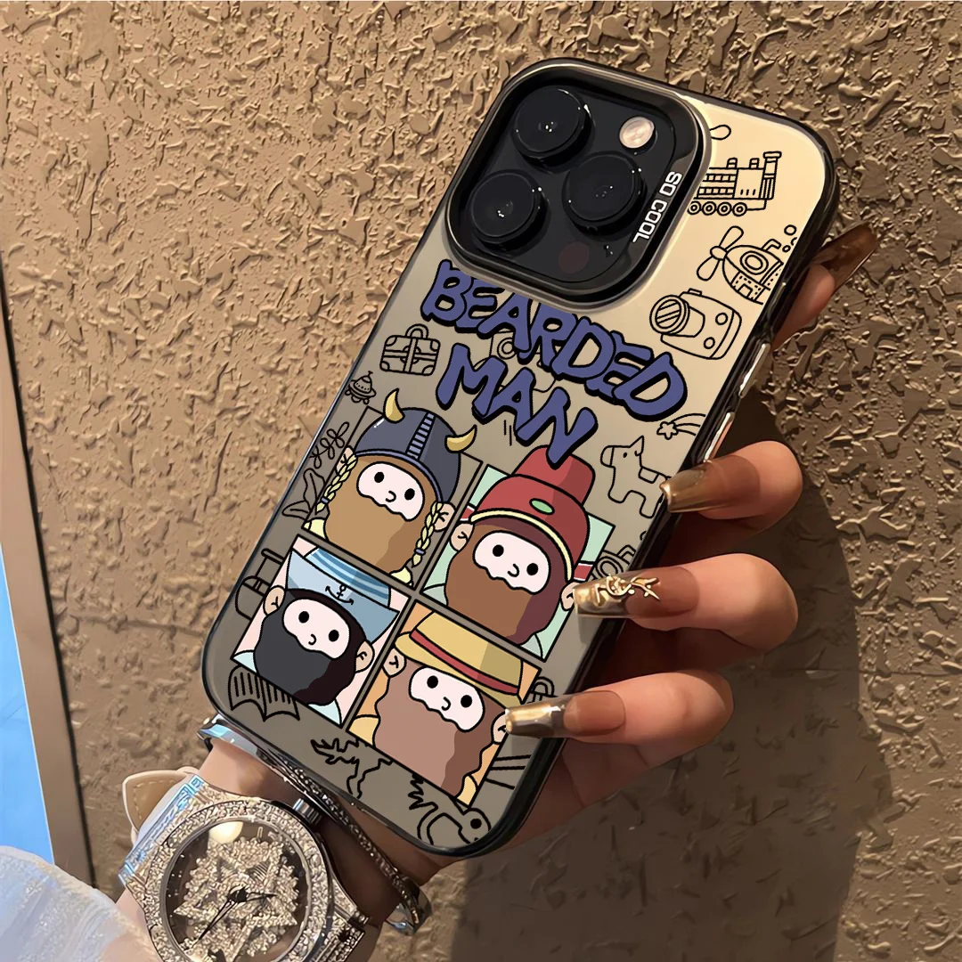 Чехол для телефона COOl Personality Bearded man Huawei Honor 200 90 X6b X7a X9a X5 X8a X9b X7b 70 nova 11 10 4G 5G матовая