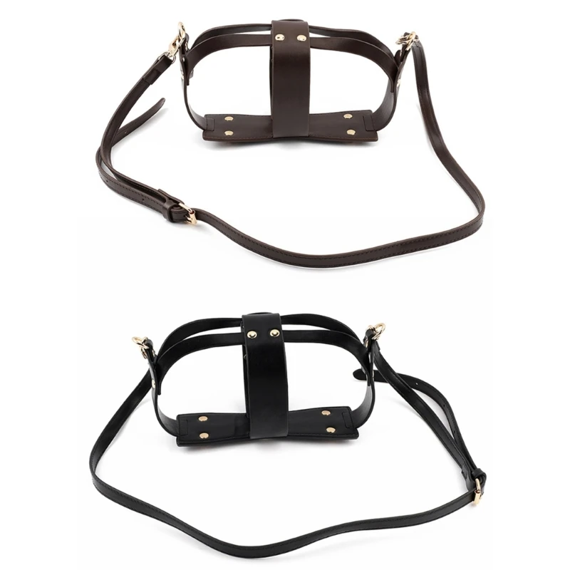 

M6CC Adjustable Shoulder Strap Hollow Tote Bag Bag Set PU Encasement Conversion DIY Crossbody Bag Accessories