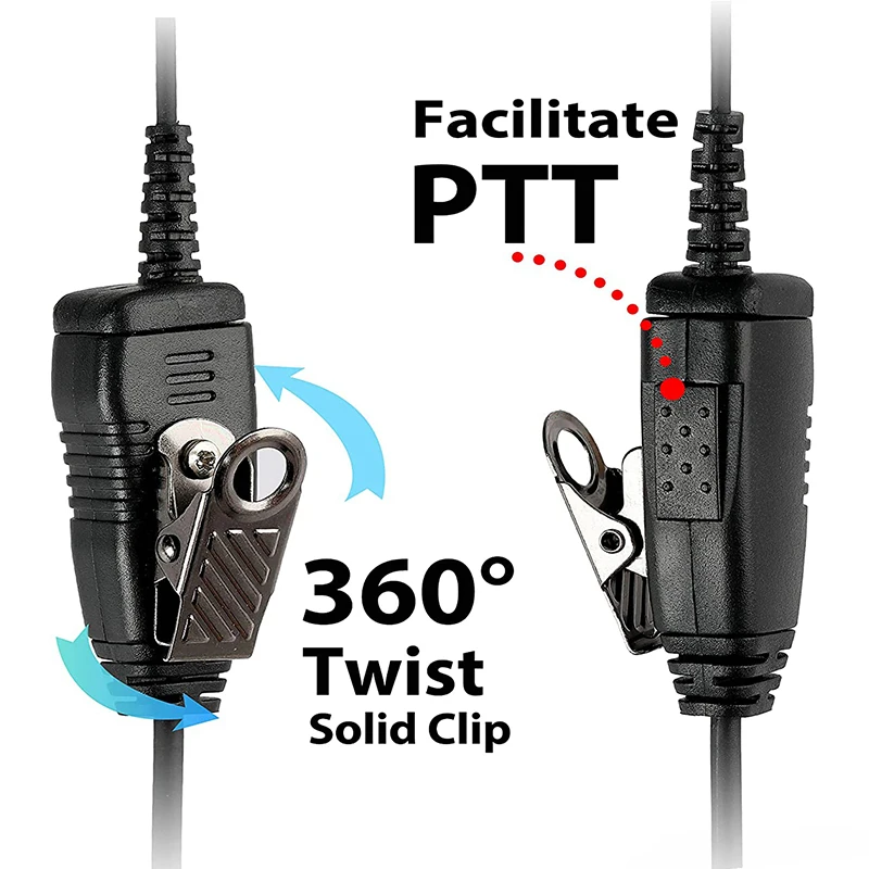 CP100d CP200 CP200d Radio Earpiece Compatible with Motorola BPR40 CLS 1110 1410 VL50 RDM2070D DLR1020 DLR1060 Walkie Talkie