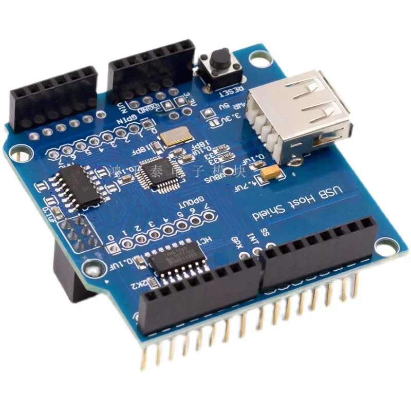 

USB Host Shield 2.0 for Arduino UNO MEGA ADK Compatible for Android ADK DIY Electronic Module Board