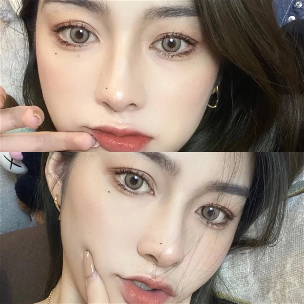 Цветные контактные линзы tuatara для глаз большая красота ученики косметика мягкие