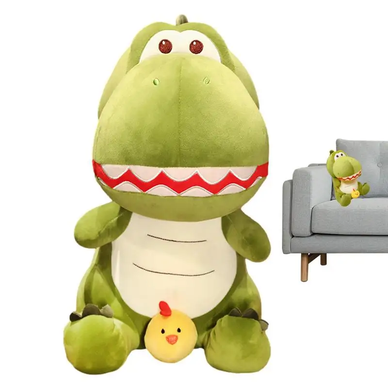 

Динозавр, плюшевая кукла, милая искусственная кукла, мягкий подарок на день рождения для детей, девочек, мальчиков, милая детская кукла с жив...