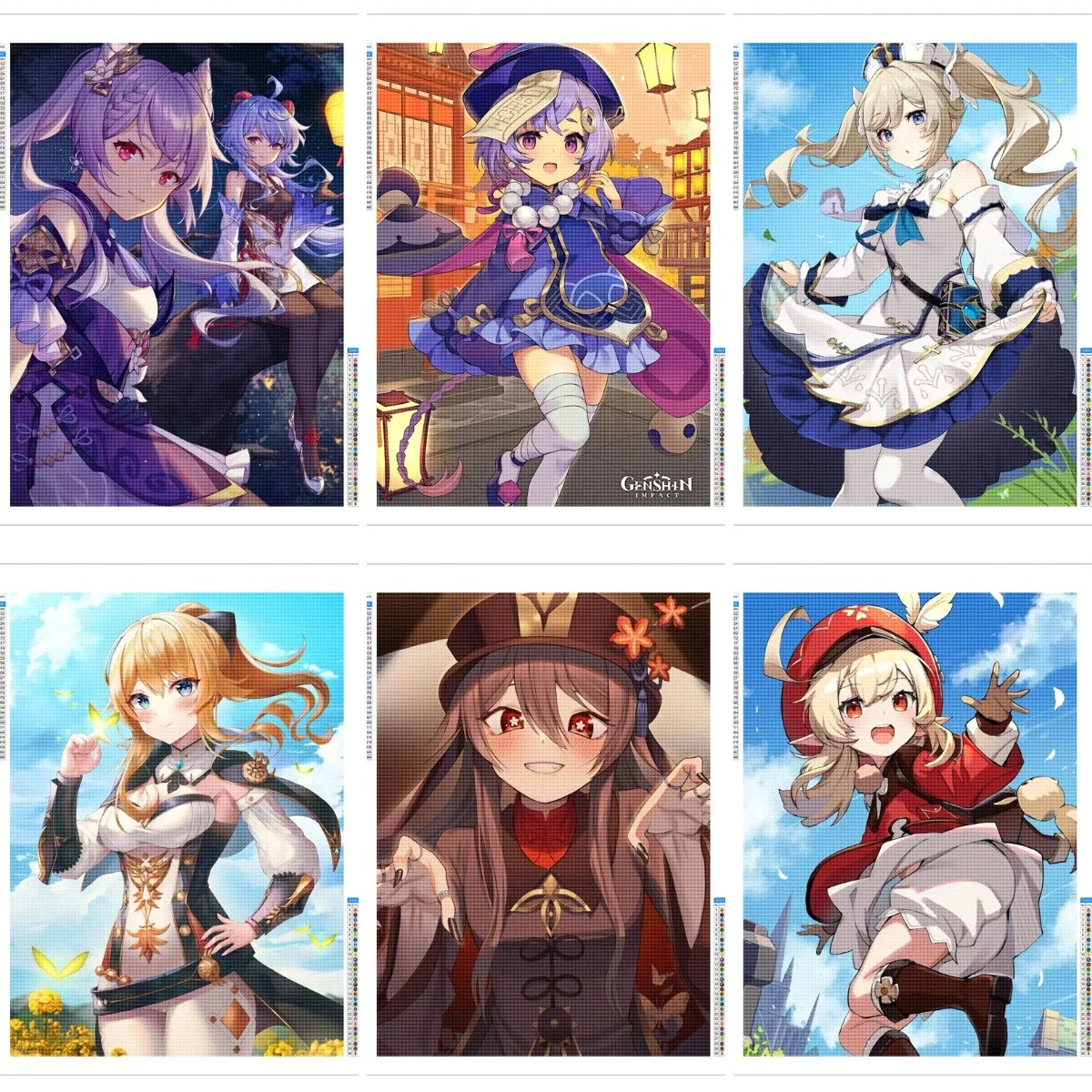 

Diamond Painting Anime Genshin Impact 5d Diy Full Square Rhinestone Mosaic Embroidery Cross Stitch Kits Home decor