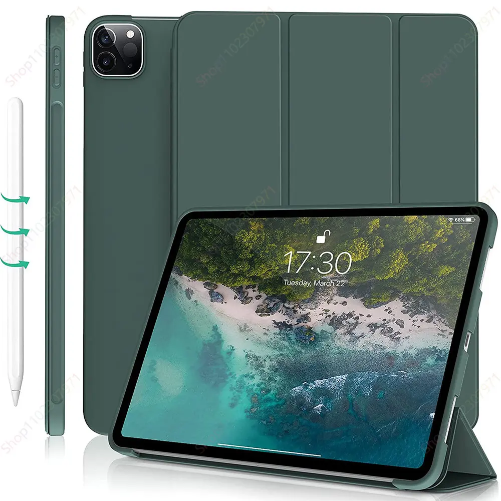 

Умный чехол для iPad Pro 11 чехол 2022 2021 2020 funda ipad Pro 11 M1 M2 iPad Air5 Air4 Gen, Магнитный чехол для iPad 10,2 9 8 7-го поколения