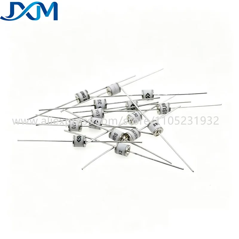 Фото 5-20 шт. керамических газоразрядных трубок 2R/B5G/SX51 70В 75В 90В 150В 230В 350В 470В 600В 800В 1000В 1500В 2000В 3000В 3600В 5.5X6мм №2