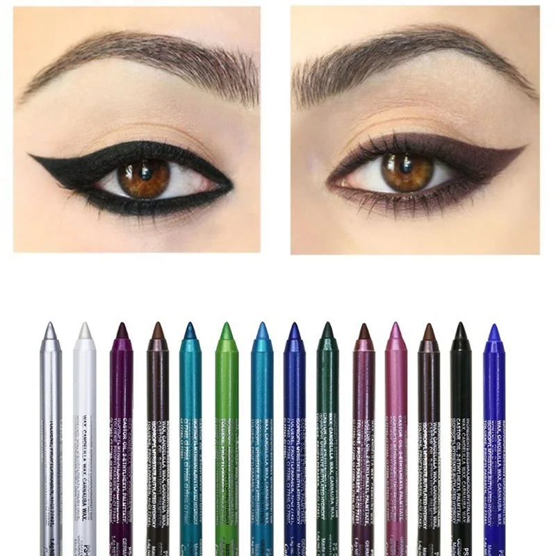 

24 Colors Pearlescent Eyeshadow Pen Long Lasting Waterproof Eye Highlighter Shiny Colorful Matte Eyrliner Pen Cosmetics TSLM1
