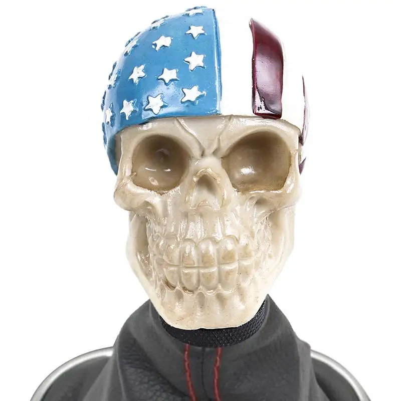 

Shift Knob Skull Realistic Resin Skull Gear Shift Head With Big Teeth Car Stick Shift Knob Accessory Fits Most Manual Automatic