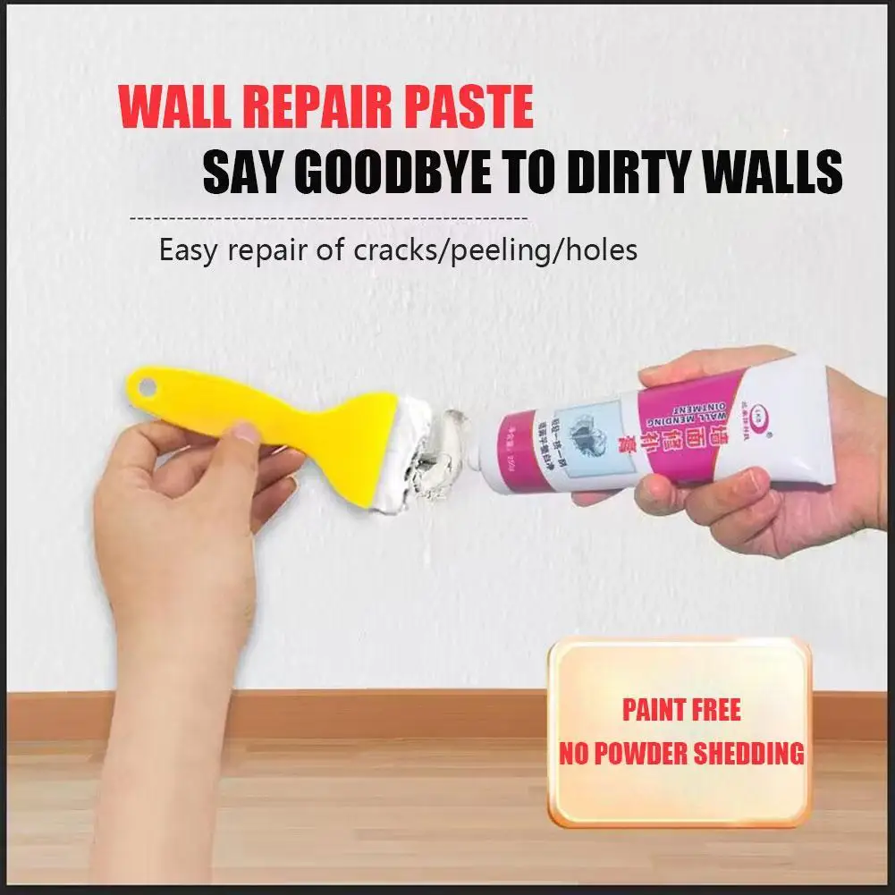 

250g Wall Repair Paste Inner Wall Crack Peeling Repair Putty Cover Graffiti Renovation Wall Household Putty Repair Paste