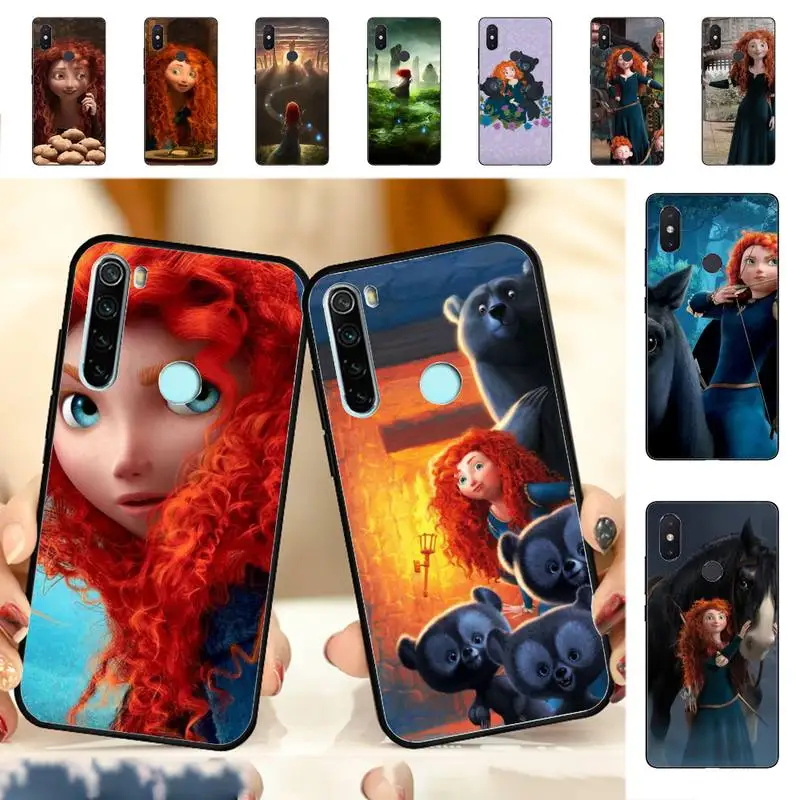 

Disney Brave Merida Princess Phone Case for Redmi Note 8 7 9 4 6 pro max T X 5A 3 10 lite pro