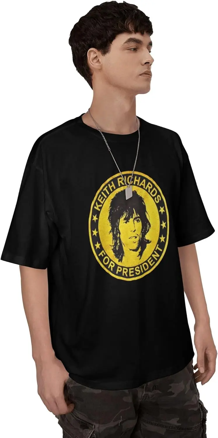 Мужская и женская футболка Keith Richards for President Comfort Tour 2024 большого размера в стиле