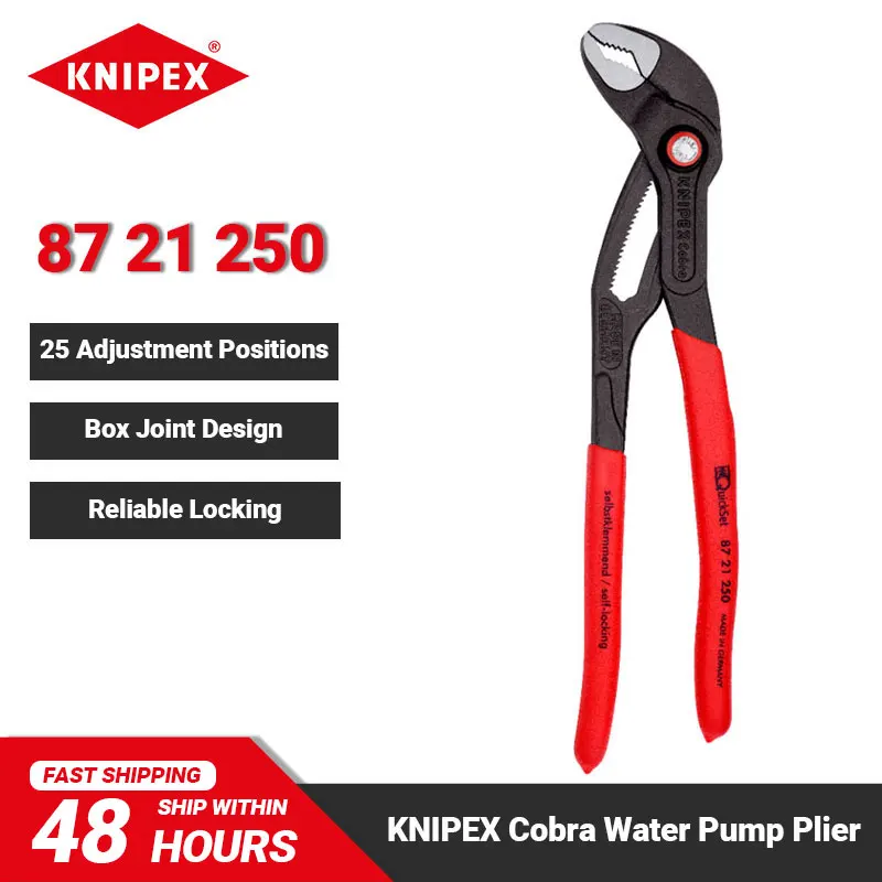 

KNIPEX Cobra Самоблокирующиеся плоскогубцы для водяных насосов