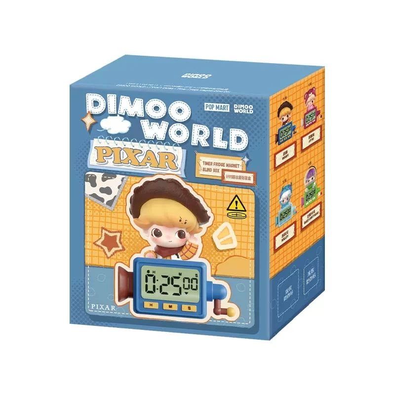Popmart Dimoo World × Pixar: Серия коллаборационных магнитов на холодильник с таймером, коллекционные игрушки, подарочные наборы-сюрпризы, таинственные коробки-сюрпризы, модная коллекция (art.: 3920dc13d6833) - 3920dc13d6833