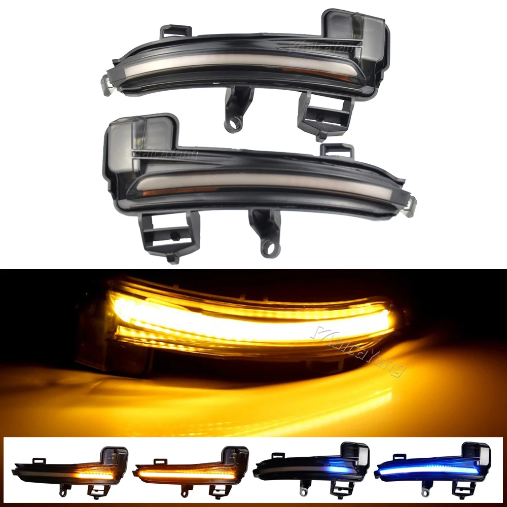 

2X LED Dynamic Blinker Turn Signal Lights For Skoda Superb A7 B8 MK3 III Typ 3V 2016 2017 2018 2019 Sequential Side Mirror Lamp