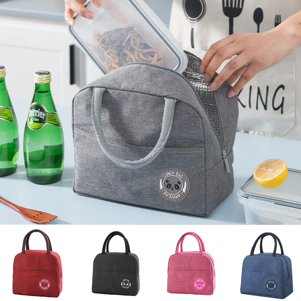 

Thermal Bag Aluminum Foil Insulation Bags Portable Pouch Food Picnic Bags Fresh Cooler Large Capacity Lunch Bag for Women Kids