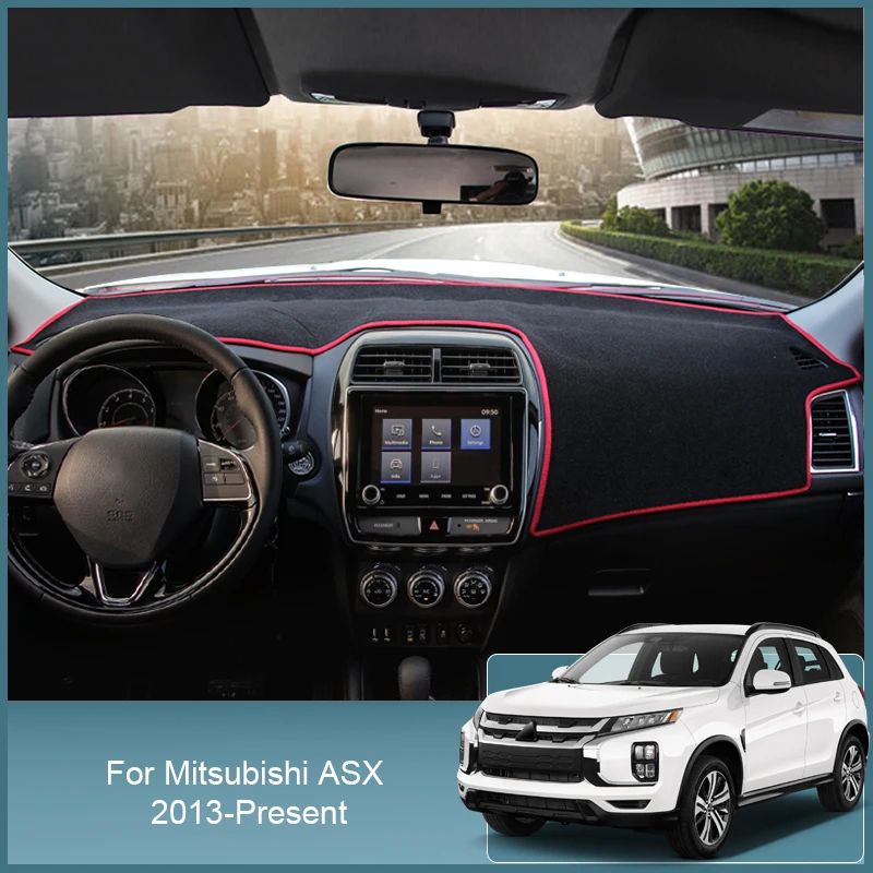 

Чехол для автомобильной приборной панели Mitsubishi ASX 2013-в наличии, RHD и LHD, защитная накладка, искусственный интерьер, аксессуары для автомобиля