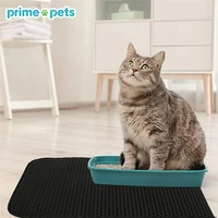 double layer litter cat dog mat bed pads pet product trapping litter box house clean for cats waterproof va material washable