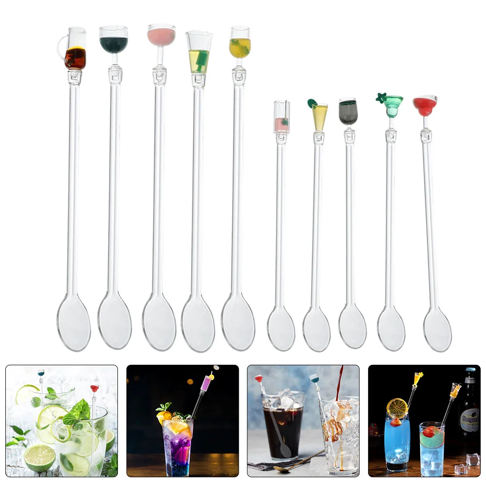 

Stir Stirrers Stirrer Beverage Sticks Mixing Stirring Glassmixerspoon Fruit Drinksswizzle Rod