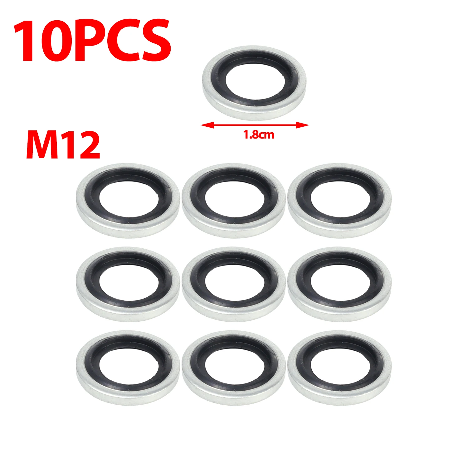 

M12/M14 автомобильный масляный поддон, сливная прокладка, дренажный болт, прокладка, резиновая пробка для слива масла, комплект уплотнений шайбы, оцинкованная комбинированная прокладка