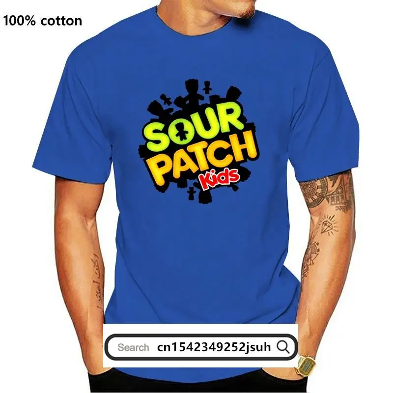 

New Sour Patch Kids Candy Chewy Gummy T-Shirt Mens Tee Gift 2021 From US Cotton Tee Shirt Personality Custom