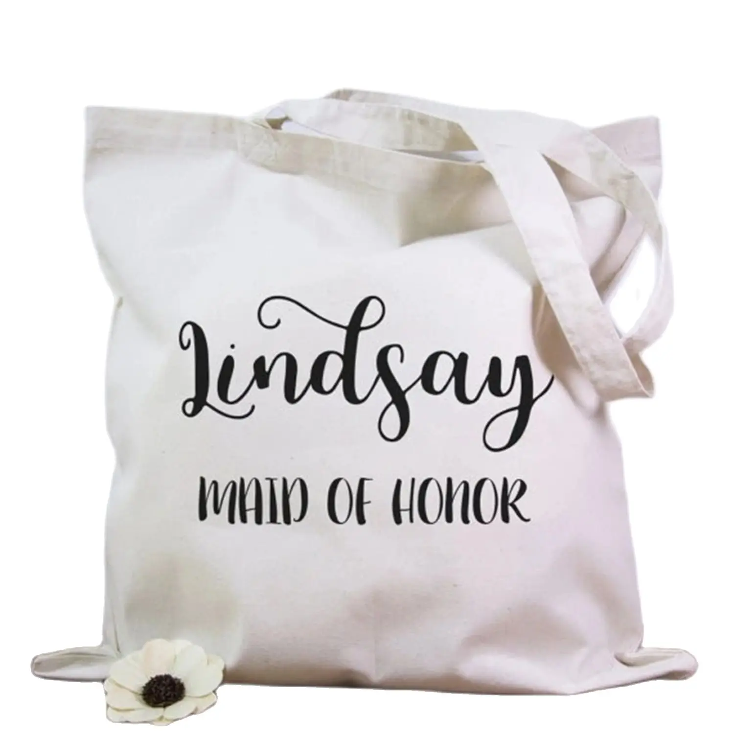 

personalize role name Wedding Bride Bridesmaid Maid of Honor Canva Tote Bags birthday party company gift bags clutches