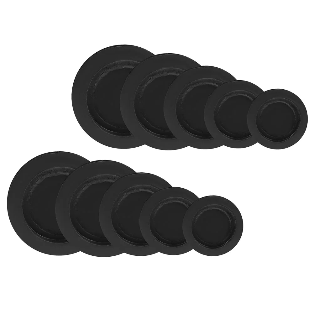 

10 Pcs Round Rubber Stopper Piggy Bank Plugs Stoppers Single Layer Bottom Covers Replacement