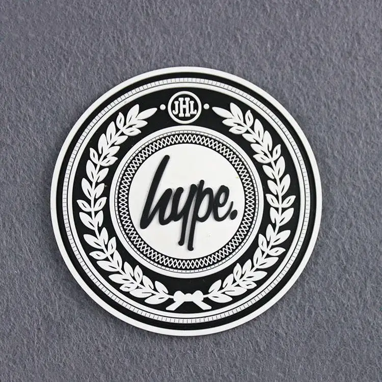 Custom Self Adhesive Metal Labels Free Design 3D Embossed Logo Metal Sticker Labels For Car Laptop Noteboo