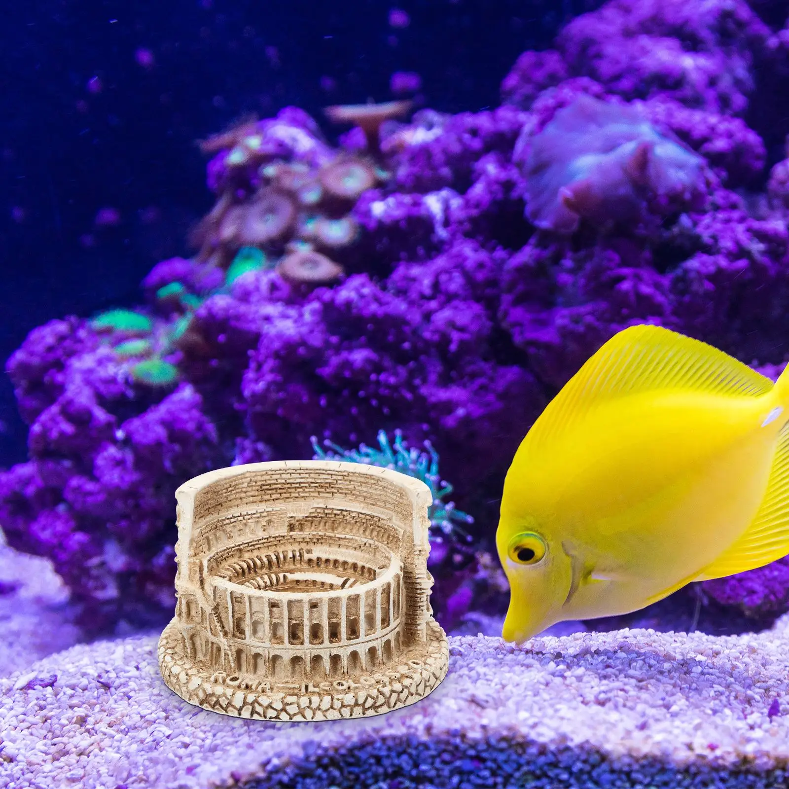 Старинная римская архитектурная фигурка модель Колизея из смолы аквариум