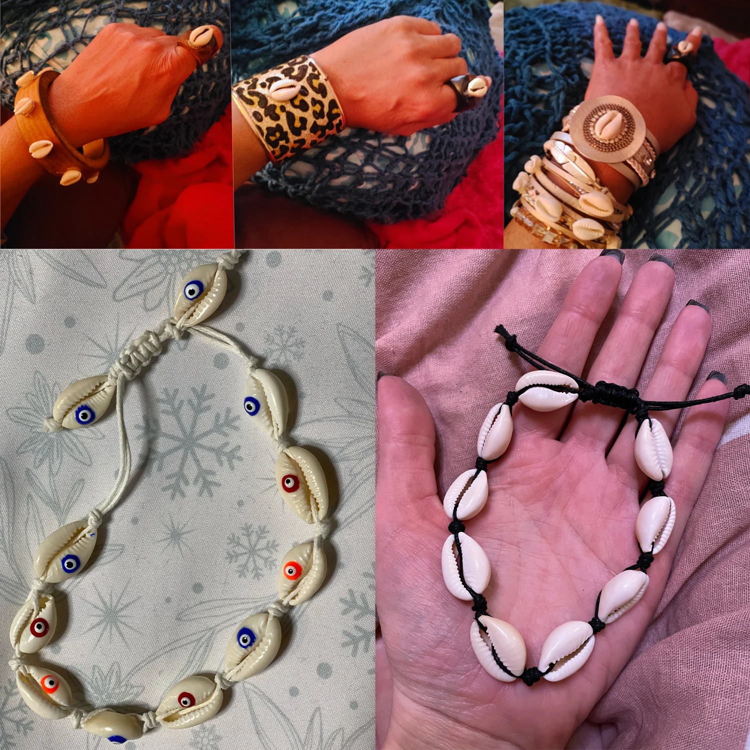 Бусины в виде ракушек овальные ракушки стиле бохо 17-20 мм 10 шт./лот бусины для