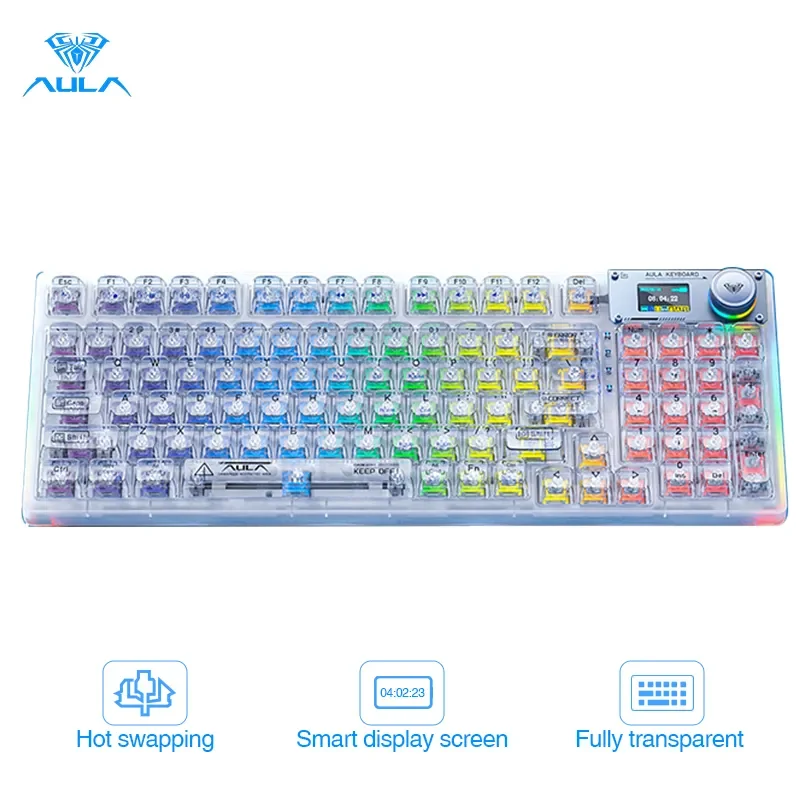 

Клавиатура игровая Беспроводная механическая, Bluetooth, RGB-подсветка