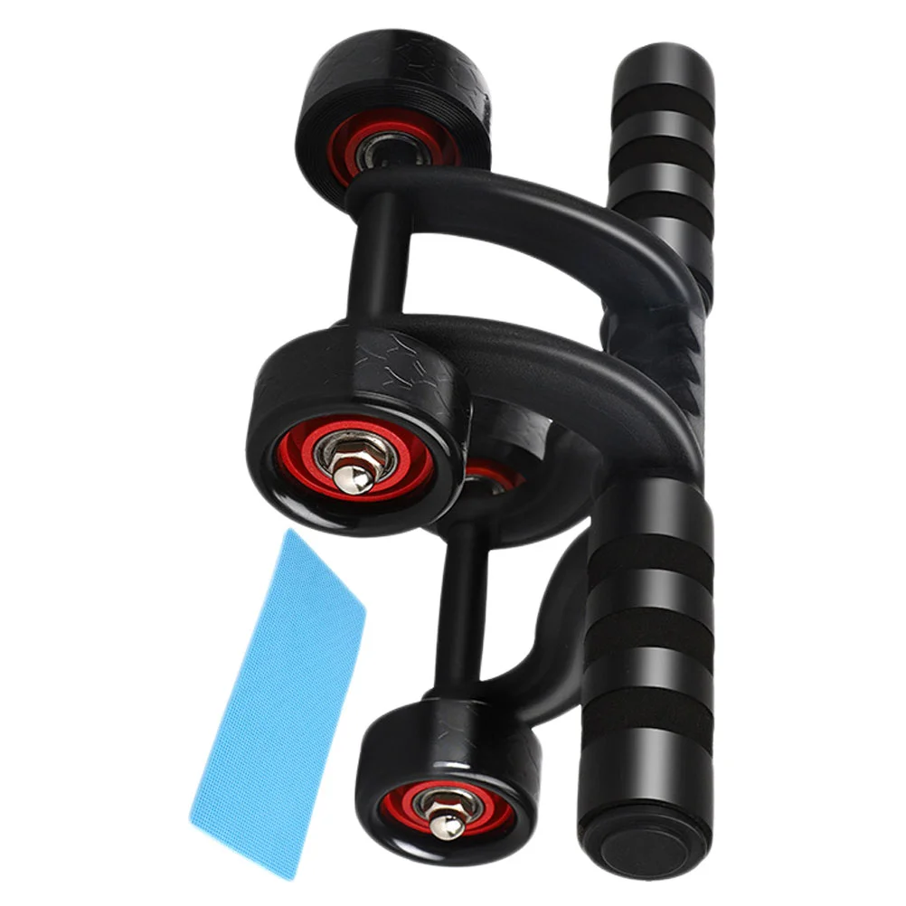 

Beauty Body Tool Abdominal Fitness Bearing Four-wheel Muscle Training Roller Exercise Wheel Gym Equipment for Man Woman Home